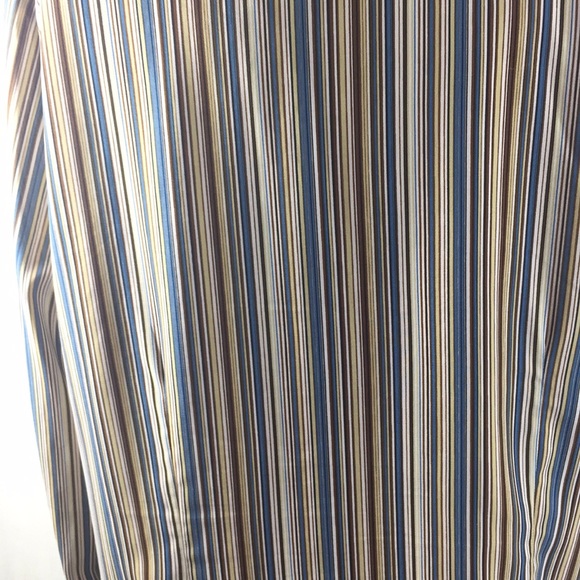 Notation Stretch Stripe 3/4 Sleeve Top Size XL - Picture 6 of 8